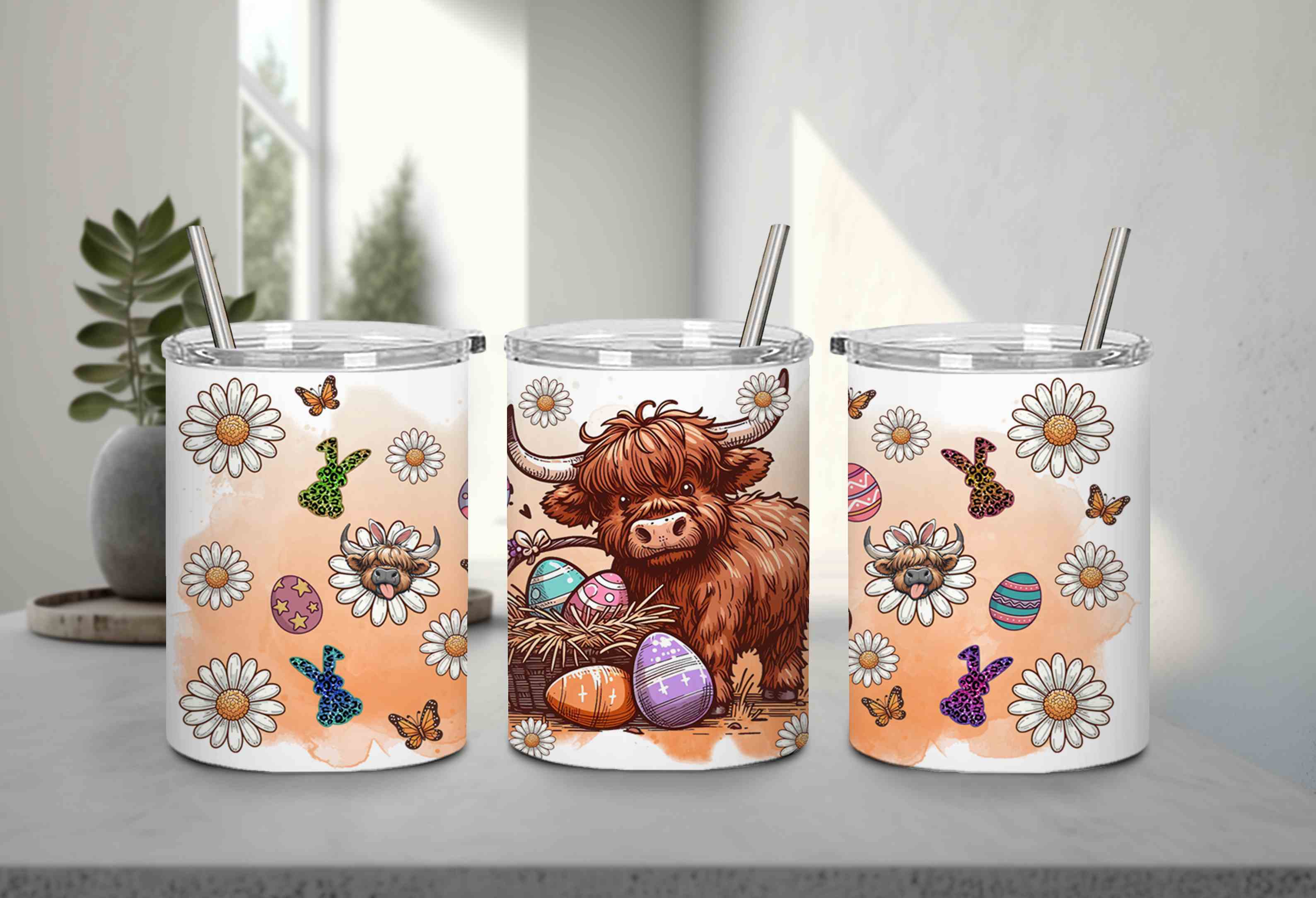 Highland Cow Easter-10372